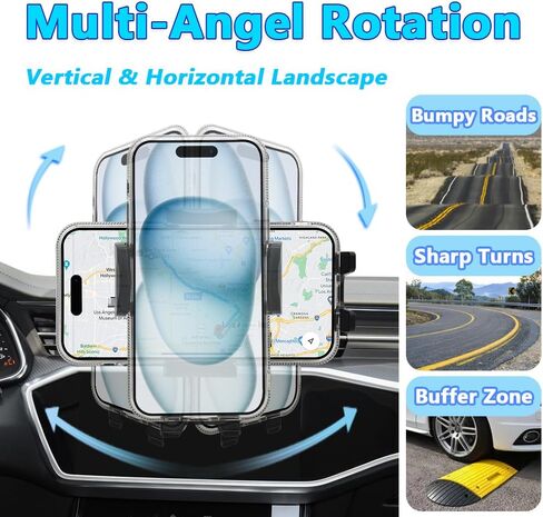 WAAPAK Car Phone Holder Mount 2013-2019 Cadillac XTS Auto Accessories Interior Decoration Smartphone Thick Case Cradles Navigation Bracket iPhone in Saudi Arabia