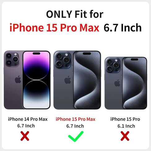 XIZYO Magnetic Case for iPhone 15 Pro Max, Floral Flower Cute Aesthetic Case [Compatible with Magsafe] for Women Girls Rose Pattern Slim TPU Bumper Shockproof Protective Cover, Branch Rose/Wine Red in Saudi Arabia