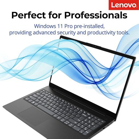 Lenovo V15 Business Laptop Computer, 15.6" FHD Display, Intel Processor, 16GB RAM, 512GB SSD, Long Battery Life, Privacy Shutter, Dolby Audio, Quiet Keyboard, Windows 11 Pro in Saudi Arabia