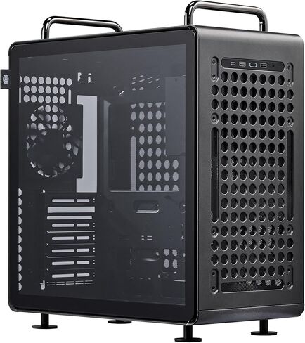 Cooler Master QUBE 540 High-Airflow ATX Mid-Tower Case, 415mm GPU Clearance Max, Designed Ready RTX 5090|RX 9070 XT, Tempered Glass, Modular & Customizable Design, Reversible I/O Panel – Stardust Iron in Saudi Arabia