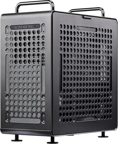 Cooler Master QUBE 540 High-Airflow ATX Mid-Tower Case, 415mm GPU Clearance Max, Designed Ready RTX 5090|RX 9070 XT, Tempered Glass, Modular & Customizable Design, Reversible I/O Panel – Stardust Iron in Saudi Arabia