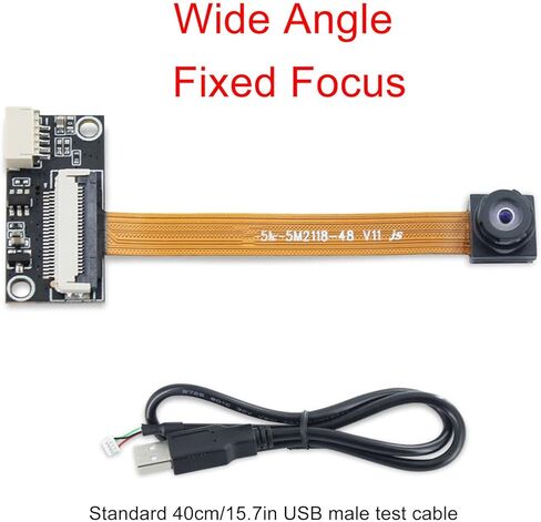 وحدة كاميرا Pi 5MP كاميرا ويب USB بتركيز تلقائي مع رؤية واسعة 180 درجة UVC التوصيل والتشغيل بدون محرك للكمبيوتر الشخصي Linux Android in Kuwait