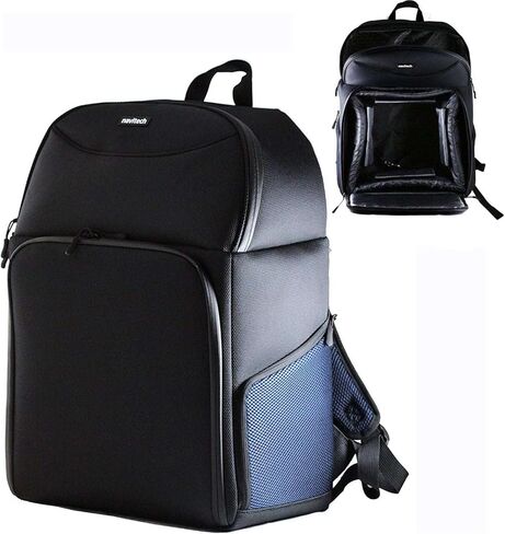 Navitech Portable Rugged Black & Blue Backpack/Rucksack Carry Case Compatible with The HP Pavilion 570-p059na Desktop PC in Saudi Arabia