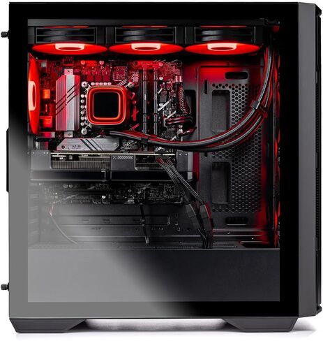 Skytech Gaming Rampage Gaming PC, AMD Ryzen 7 7800X3D 4.2GHz, NVIDIA RTX 5060 Ti 16GB, 1TB Gen4 NVMe SSD, 32GB DDR5 RAM 5600, 850W Gold ATX 3 PSU, 360 ARGB AIO, Wi-Fi, Win 11, Desktop in Saudi Arabia