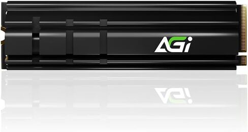 AGI AI858 PCIe Gen5 x4 NVMe 1TB SSD، سرعة قراءة تصل إلى 14,000 ميجابايت/ثانية متوافقة مع الكمبيوتر المحمول وسطح المكتب (PC)، لأحمال عمل الذكاء الاصطناعي، وتوسيع PS5، وأحدث منصات Intel وAMD. in Kuwait