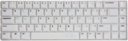 STORIA Magnetic Gaming Keyboard Mercury 65 Rapid Trigger, White, Transparent Keycap, 65%, Polling Rate 8000Hz in Saudi Arabia