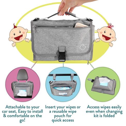 Baby Portable Diaper Changing Pad - Baby Changing Pad & Diaper Changer Travel Bag in Saudi Arabia