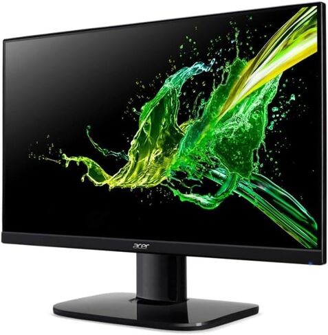 شاشة acer KA242Y G0 23.8 بوصة VA - 100 هرتز، 1 مللي ثانية VRB، AMD FreeSync، HDMI/VGA، إطار ZeroFrame، حماية العين، إمالة قابلة للتعديل (متجدد) in Kuwait