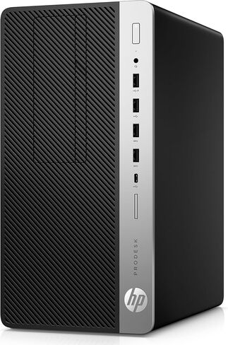 كمبيوتر مكتبي HP ProDesk 600 G5 Mini Tower Win11 Pro، كمبيوتر MT Intel Core i5-9500، ذاكرة الوصول العشوائي 8 جيجابايت، 256 جيجابايت SSD، RJ-45، واي فاي، بلوتوث (متجدد) in Kuwait