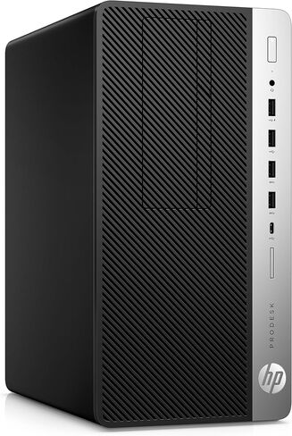 كمبيوتر مكتبي HP ProDesk 600 G5 Mini Tower Win11 Pro، كمبيوتر MT Intel Core i5-9500، ذاكرة الوصول العشوائي 8 جيجابايت، 256 جيجابايت SSD، RJ-45، واي فاي، بلوتوث (متجدد) in Kuwait