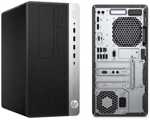 كمبيوتر مكتبي HP ProDesk 600 G5 Mini Tower Win11 Pro، كمبيوتر MT Intel Core i5-9500، ذاكرة الوصول العشوائي 8 جيجابايت، 256 جيجابايت SSD، RJ-45، واي فاي، بلوتوث (متجدد) in Kuwait