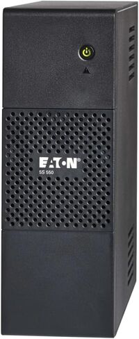 Eaton 5S550 550VA UPS Battery Backup & Surge Protector, 330W Line-Interactive, 8 NEMA 5-15 Outlets, AVR, LCD, USB, RJ45, 6 ft Cord, 120V, ACE 3 Year Warranty Included in Saudi Arabia
