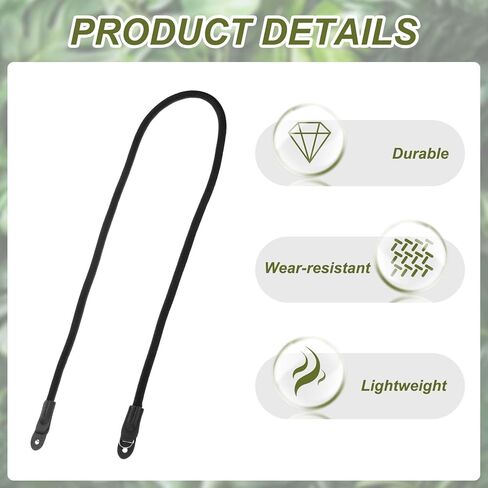 حزام كاميرا باتيكل، حبل تسلق من النايلون، حزام رقبة للكاميرا الرقمية، حزام كتف للكاميرات الفيديو نيكون، المصورين الأحاديين، أسود in Kuwait