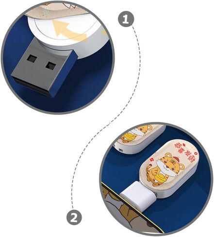 Gadpiparty 64gb USB Flash Drive Pen Drive Memory Stick 64g Flash Memory Stick Novelty Tiger Zodiac Design Gift for Computer and Laptop Users in Saudi Arabia