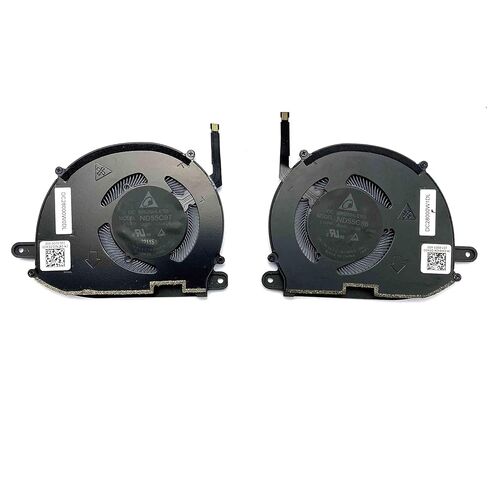 BestParts استبدال مروحة تبريد وحدة المعالجة المركزية + وحدة معالجة الرسومات الأصلية الجديدة لـ DELL XPS 13 9340، P/N: ND55C97-21A04، ND55C98-21A05 in Saudi Arabia