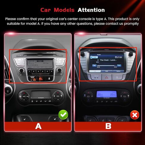 راديو سيارة 4+128 جيجابايت Android 15 لسيارة Hyundai Tucson/ix35 2010-2015 Wireless Carplay Android Auto، Realdio Car Stereo 10.1 بوصة شاشة لمس داخلية مع WiFi BT GPS FM/RDS EQ SWC + ميكروفون كاميرا احتياطية in Kuwait