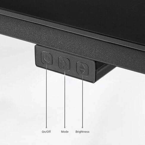 حامل برج كمبيوتر EUREKA ERGONOMIC بارتفاع قابل للتعديل، حامل كمبيوتر لوحي زجاجي مضيء مع مصابيح RGB، عربة حامل وحدة المعالجة المركزية بطبقتين تحت المكتب، حامل أرضي للكمبيوتر الشخصي لألعاب المكتب، التحكم في التطبيقات in Kuwait