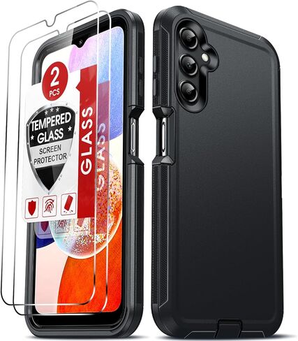 LeYi متوافق مع حافظة هاتف Samsung Galaxy-A13-5G-Phone: حافظة هاتف Samsung A13 مع واقي شاشة من الزجاج المقوى، غطاء متين 3 في 1، حافظة Funda para Galaxy A 13 5G مقاومة للصدمات من الدرجة العسكرية، أزرق مخضر in Saudi Arabia