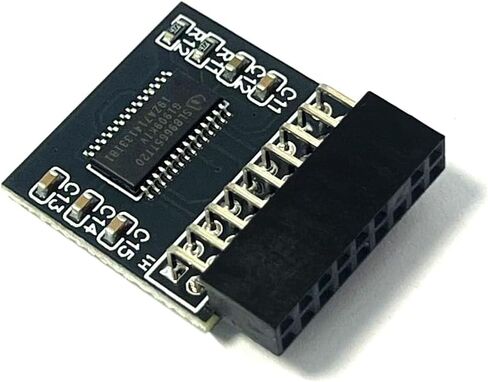 وحدة Jintai TPM 2.0 SLB9665 TPM LPC 18Pin للوحة الأم ASRock X399M Taichi/Phantom Gaming 6، H110 Pro BTC+/BTC+_Black، H110M-DVS R2.0/R3.0، H110M-HDS/HDV، H110TM-ITX متوافق مع TPM2.0 in Kuwait