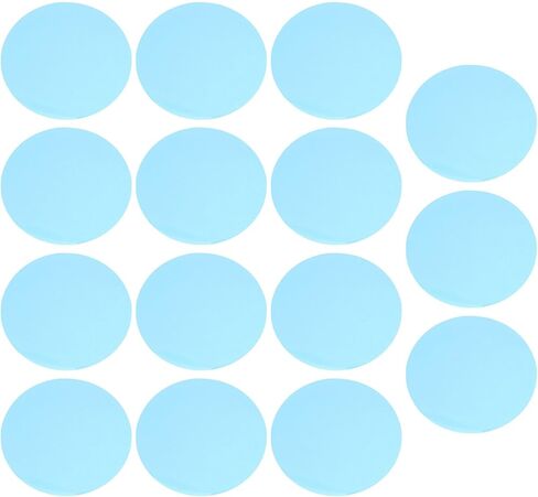 Alipis Light Gel Filter Sheets: 15pcs Self-adhesive Round Color Correction Film - Blue Transparency Sheets for Lamps, Led Headlight, Home Decor (bedroom, Living Room, Dining Room) in Saudi Arabia