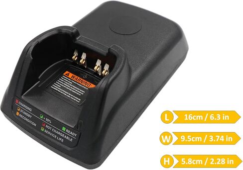 شاحن بطارية APX8000 سريع 2 حزمة متوافق مع شاحن موتورولا APX7000 APX6000 راديو NNTN7038A/B PMNN4486A/B PMMN4403 in Saudi Arabia