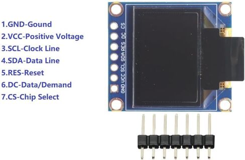 0.95 inch Full Color SSD1331 SPI OLED Display Module 96X64 LCD for Arduino in Saudi Arabia