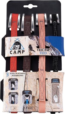 Unisex's Tricam Evo (Pack of 4) Climbing Cam, Multi-Coloured, One Size in Saudi Arabia