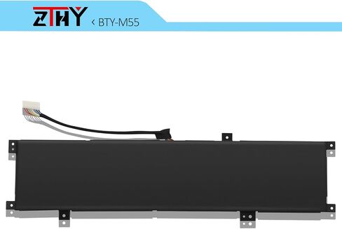 بطارية 90Wh BTY-M55 متوافقة مع MSI Pulse GL66 GL76 12UGK 12UGKV 12UGSZOK 12UGSZK Katana GF66 11UG Alpha 15 17 B5EEK A3DDK A4DEK Pulse 15 B13VFK B13VGK Crosshair 17 B12UGZ B12UGSZ السيف 15 A11UG in Saudi Arabia
