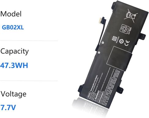 GB02XL Laptop Battery for HP Chromebook X360 14A 14-DB 11 G8 G7 G1 G2 EE Chromebook 11A G8 G5 G6 EE Chromebook 14 G5 14-DB0051CL Series hstnn-ub7m L42583-005 L42550-271 in Saudi Arabia