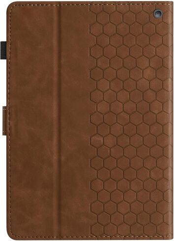 حافظة DTangLsm لجهاز Kindle Fire HD 10 اللوحي وغطاء Fire HD 10 Plus (إصدار الجيل الثالث عشر/الحادي عشر 2023/2021) غطاء حامل نحيف مقاس 10.1 بوصة لحافظة الكمبيوتر اللوحي Fire 10 مع حامل قلم رصاص للاستيقاظ/النوم التلقائي، بني in Kuwait