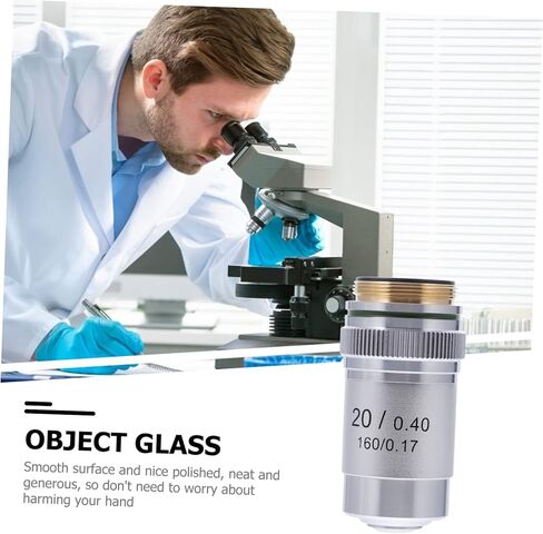 Veemoon Labs Microscope Objective Lens Type Precision Polished Design Easy Installation Material for Laboratory Use in Saudi Arabia