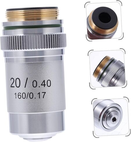Veemoon Labs Microscope Objective Lens Type Precision Polished Design Easy Installation Material for Laboratory Use in Saudi Arabia