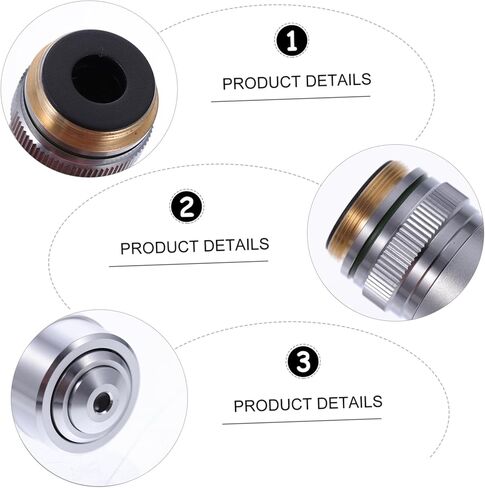 Veemoon Labs Microscope Objective Lens Type Precision Polished Design Easy Installation Material for Laboratory Use in Saudi Arabia