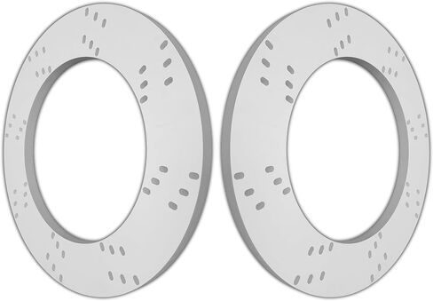 Waterproof 12" to 10" Subwoofer Adapters - White - 1 Pair in Saudi Arabia