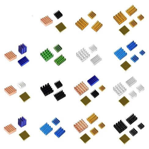 جديد 2026 مشعاع نحاسي Raspbeiry Heatsink، جهاز كمبيوتر صغير Raspbeiry Pi 4 3 2 1 موديل B A Plus معالج ذاكرة LAN تبريد بالوعة الحرارة in Kuwait