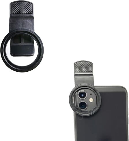Acouto 2 Pcs 37mm Universal Clip On Circular Polarizer Filter for Mobile Phones Increase Saturation and Remove Reflections for Stunning Outdoor Photography in Saudi Arabia