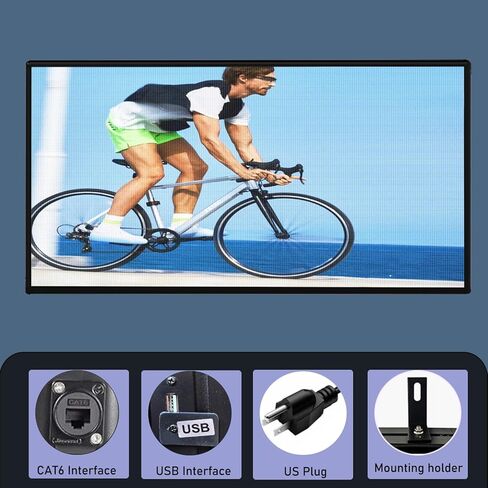 P5 Outdoor 65"x34" LED Sign Programmable Digital Board -High-Res Scrolling Display, USB and WiFi Control, Custom Images & Video for Business in Saudi Arabia