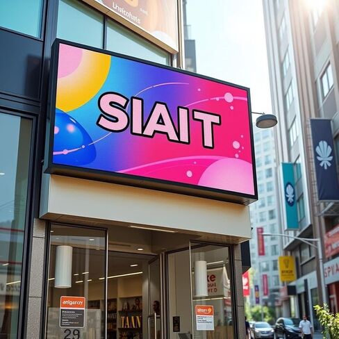 P5 Outdoor 65"x34" LED Sign Programmable Digital Board -High-Res Scrolling Display, USB and WiFi Control, Custom Images & Video for Business in Saudi Arabia