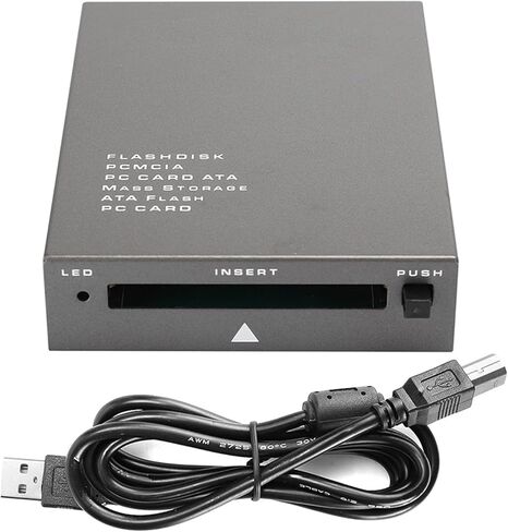 BRRNOO High Speed PC Card Reader, USB2.0 Memory Card Adapter with Plug and Play and Blue Indicator Light for PC Computer and Laptop in Saudi Arabia