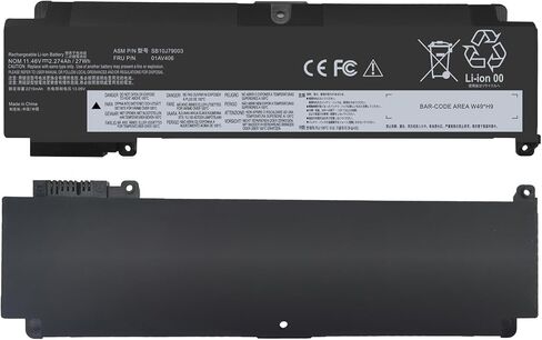 01AV406 ThinkPad T470S SB10J79003 استبدال بطارية الكمبيوتر المحمول لسلسلة T460S T470S ThinkPad الداخلية 01AV405 01AV407 01AV408 00HW025 00HW038 00HW024 01AV462 L16M3P73 27Wh 11.46V. in Kuwait