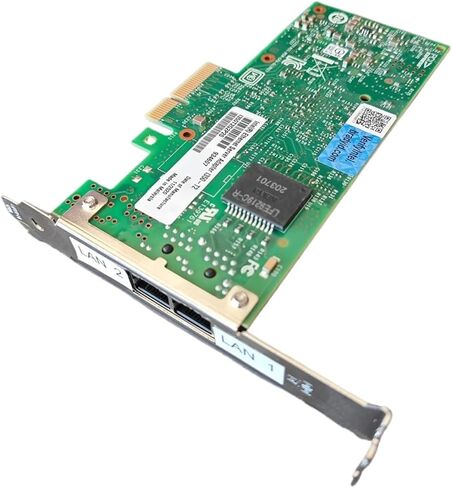 بطاقة شبكة I350-T2 سعة 1 جيجا بايت I350T2G2P20 منافذ RJ45 مزدوجة PCI Express 2.1 x4 NIC in Kuwait