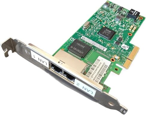 بطاقة شبكة I350-T2 سعة 1 جيجا بايت I350T2G2P20 منافذ RJ45 مزدوجة PCI Express 2.1 x4 NIC in Kuwait