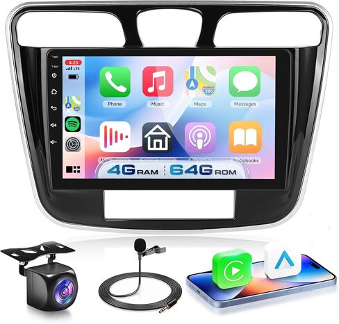4G+64G Android 15 Car Stereo for Chrysler 200 200C 2011-2014 Car Radio with Wireless Carplay Android Auto, 9 Inch 1280 * 720 Touch Screen GPS/WiFi/Bluetooth 5.0/ FM/32EQ/ SWC/Backup Camera in Saudi Arabia