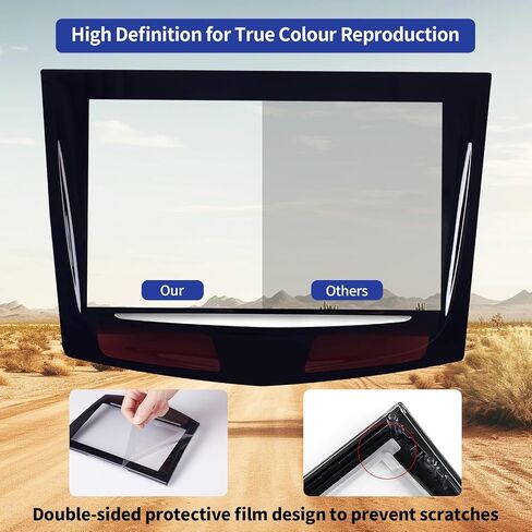 Touch Screen Digitizer Replacement for Cadillac CUE ATS Escalade SRX XTS ELR CTS CTS-V Radio Screen 2013-2017 Touchscreen Ultra-Sensitive High-Definition OEM Navigation System with Trim Tool in Saudi Arabia