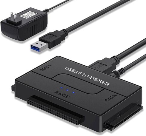RUNAAJA لـ Zilkee Ultra Recovery محول محول مجموعات USB 3.0 إلى IDE/SATA محول القرص الصلب لـ 2.5 بوصة 3.5 بوصة HDD SSD DVD محرك الأقراص الضوئية قارئ القرص الصلب العالمي in Saudi Arabia