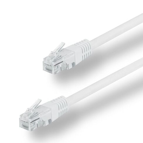 Conext Link 1pc 15ft White CAT6 Network Wire LAN Cable Patch Cord Ethernet Internet Router PC（30322） in Saudi Arabia