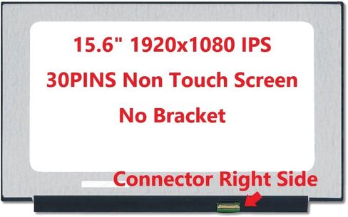 شاشة بديلة LCD جديدة مقاس 15.6 بوصة B156HAN02.1 HW:7A FHD 1920x1080 (بدون أقواس) 30 Pin لامعة لتطبيق الكمبيوتر المحمول/الشاشة/الشاشة/LCD in Saudi Arabia