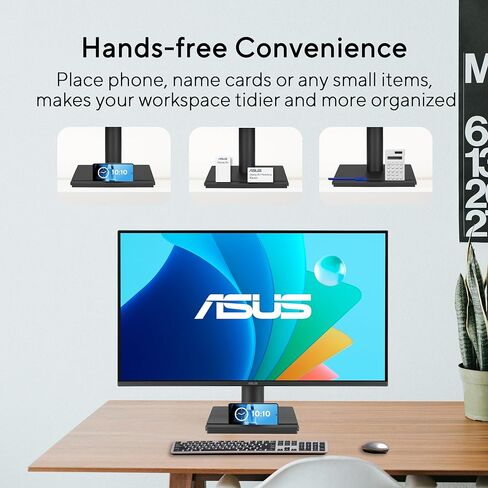 ASUS EyeCare VA249HG 24" Full HD Monitor, Frameless, Flicker-Free, Blue Light Filter, Adaptive-Sync 120Hz, MPRT 1ms, 16:9 IPS Panel, 1920x1080, Vesa 100x100, HDMI, D-Sub in Saudi Arabia