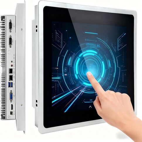 كمبيوتر لوحي صناعي مضمن، 8 جيجابايت + 256 جيجابايت كمبيوتر لوحي بشاشة لمس صناعية، 2X USB3.0، 5X RS232، 1xRS485 للمصنع، الكشك، المستودع، 12.1 بوصة in Saudi Arabia