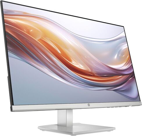 شاشة HP Series 5 مقاس 23.8 بوصة FHD لضبط ارتفاع سطح المكتب 524sh 100 هرتز IPS مضادة للوهج وسهولة العين 5 مللي ثانية 300 شمعة في المتر المربع ومنفذ HDMI Energy Star معتمد للكمبيوتر الشخصي، فضي 94C19AA (متجدد) in Kuwait
